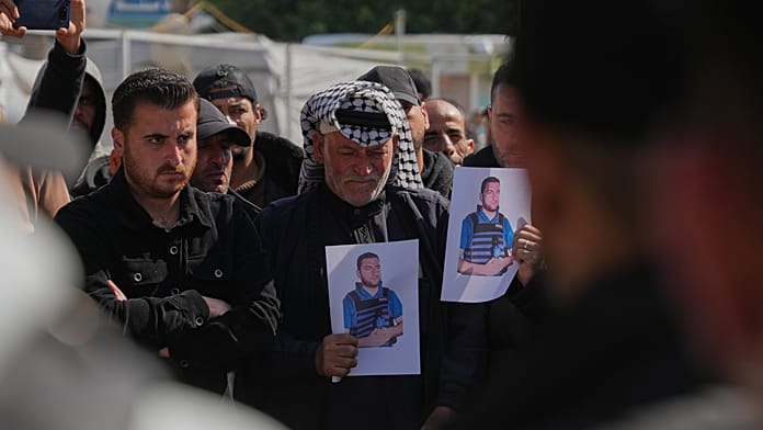 Gaza mourns Al Jazeera reporter Mohammed Wishah killed iin Israeli drone strike