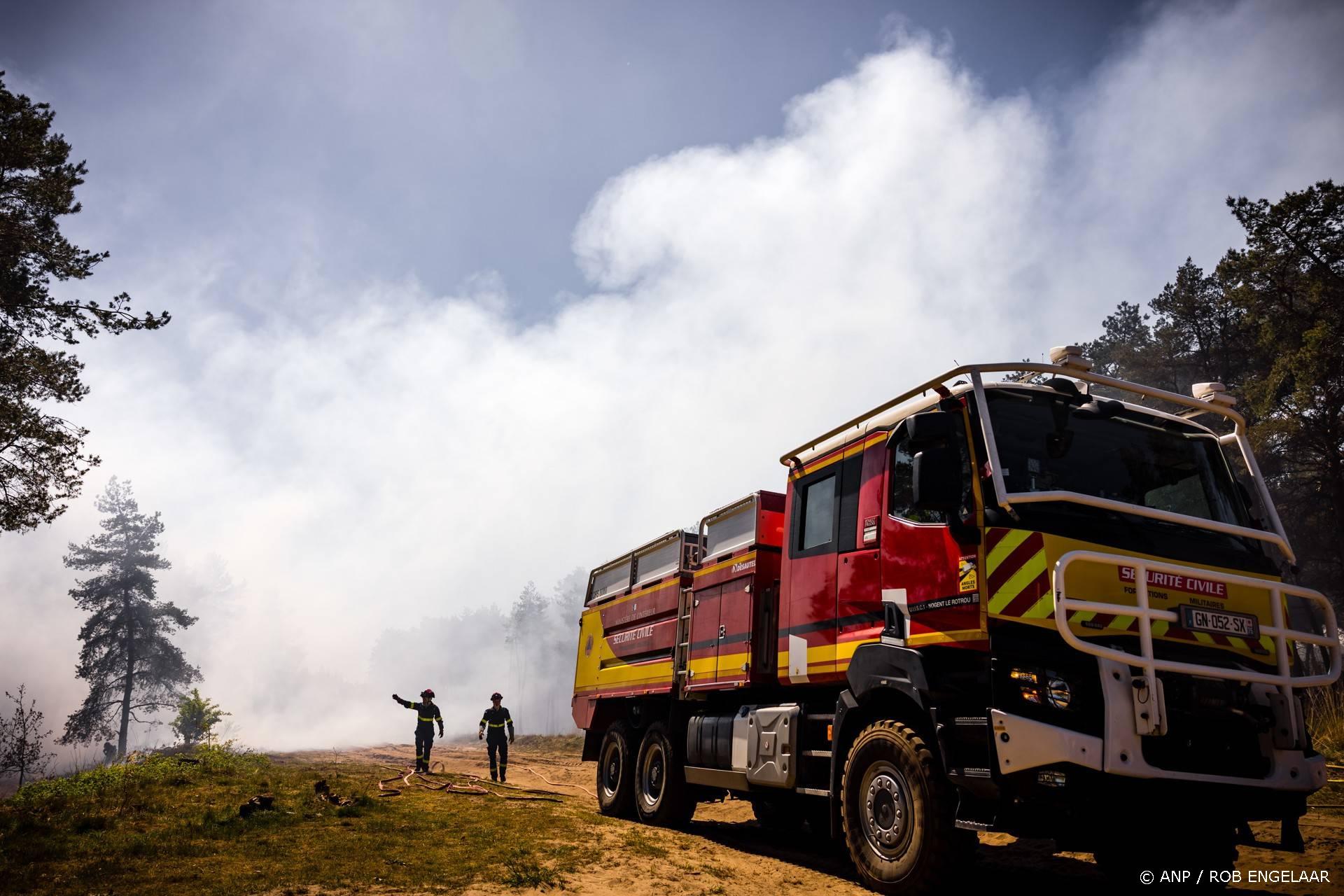 Inzet van Franse, Duitse en Belgische brandweer niet meer nodig