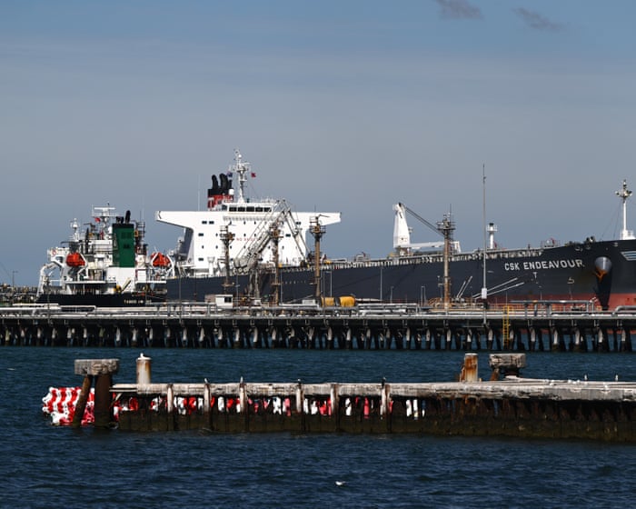 Six fuel ships bound for Australia cancelled as Bowen concedes ‘flow of oil to Asian refineries has slowed’