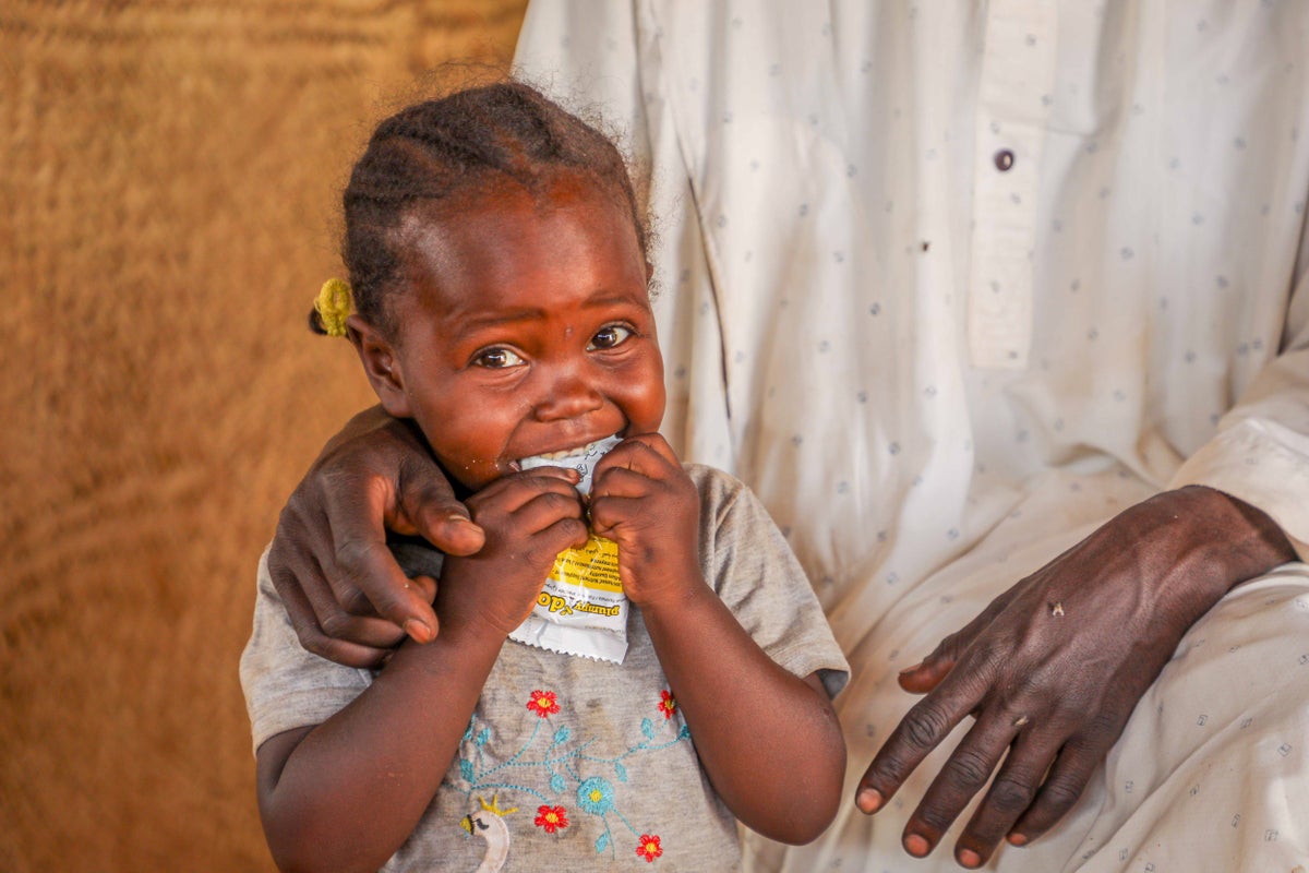 Sudan refugees face temperatures rising to 50C and little food and water as they struggle to survive