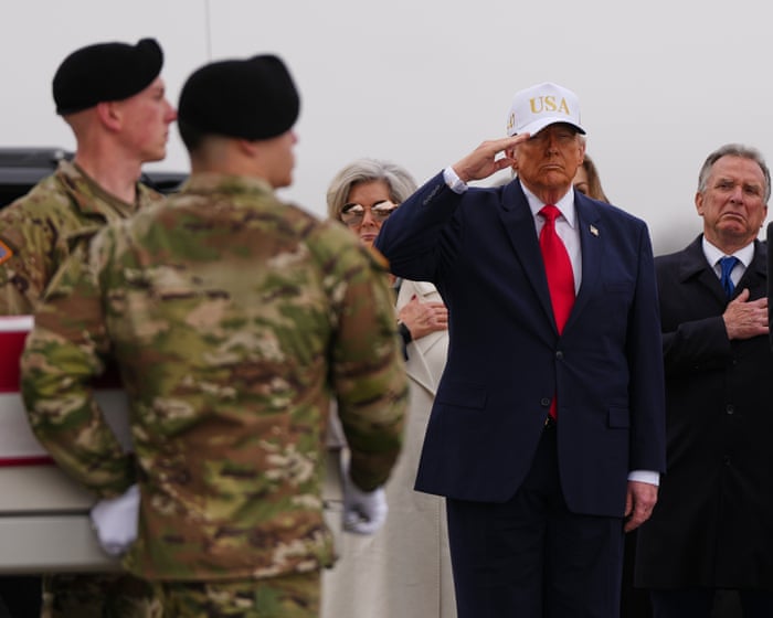 Fox News uses old clip of Trump after he wore hat while saluting slain US soldiers