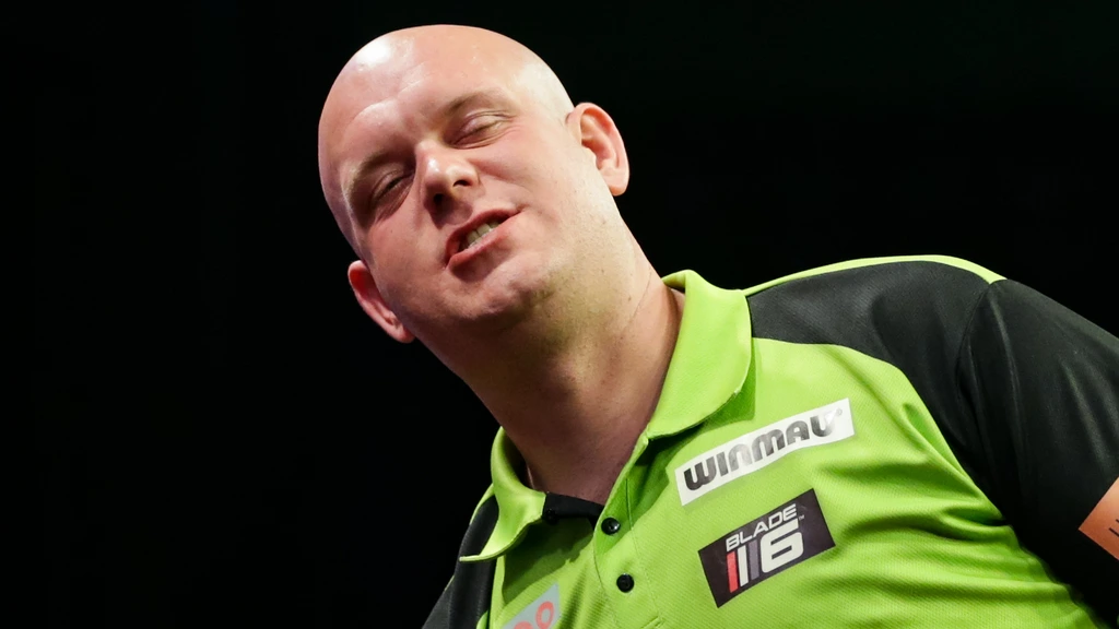 Van Gerwen en Van Veen snel uitgespeeld in Premier League in Leeds