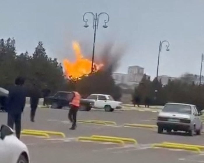 Azerbaijan accuses Iran of ‘terrorist’ drone attack on airport that injured four people