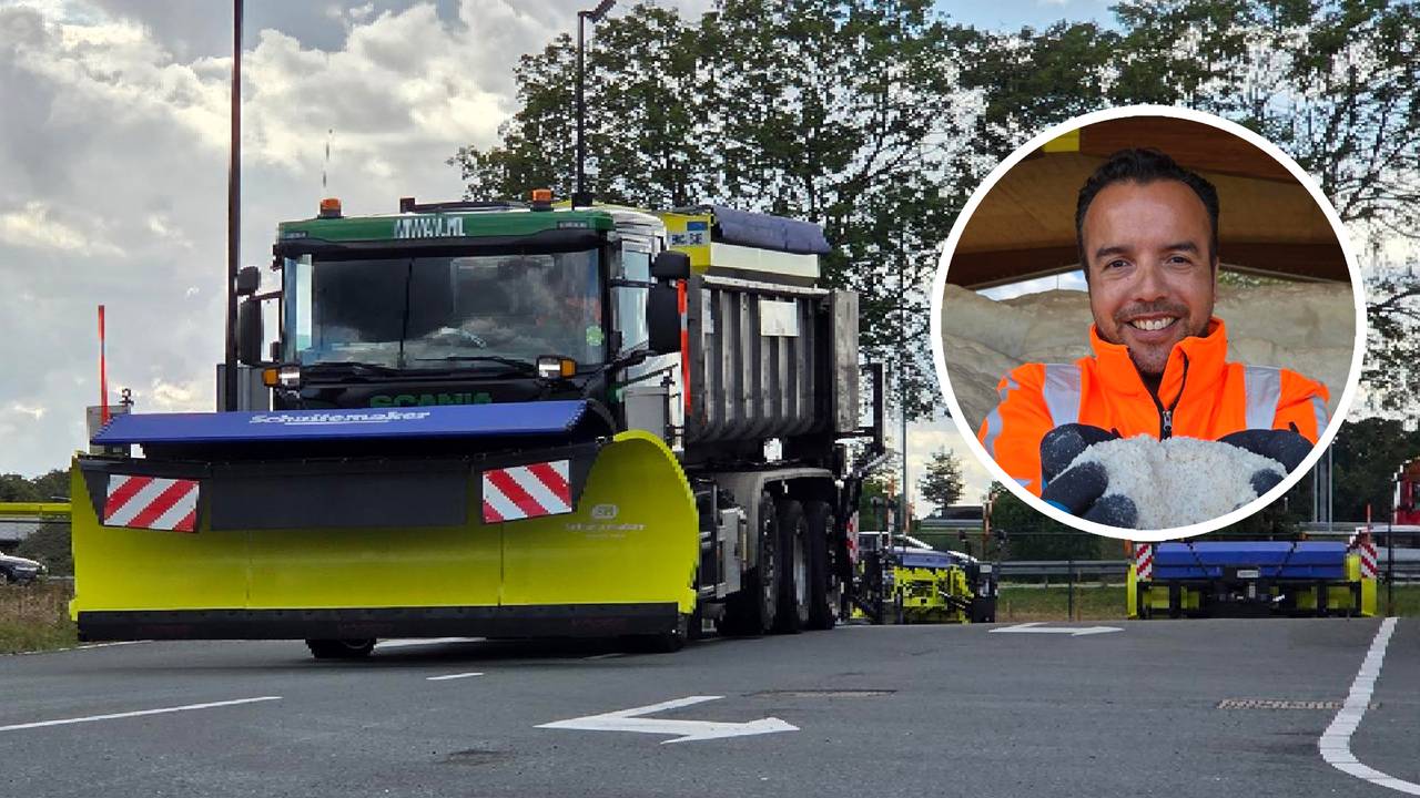 Sneeuwschuivers in de zomerzon: ‘Voor ons begint de winter nu al’
