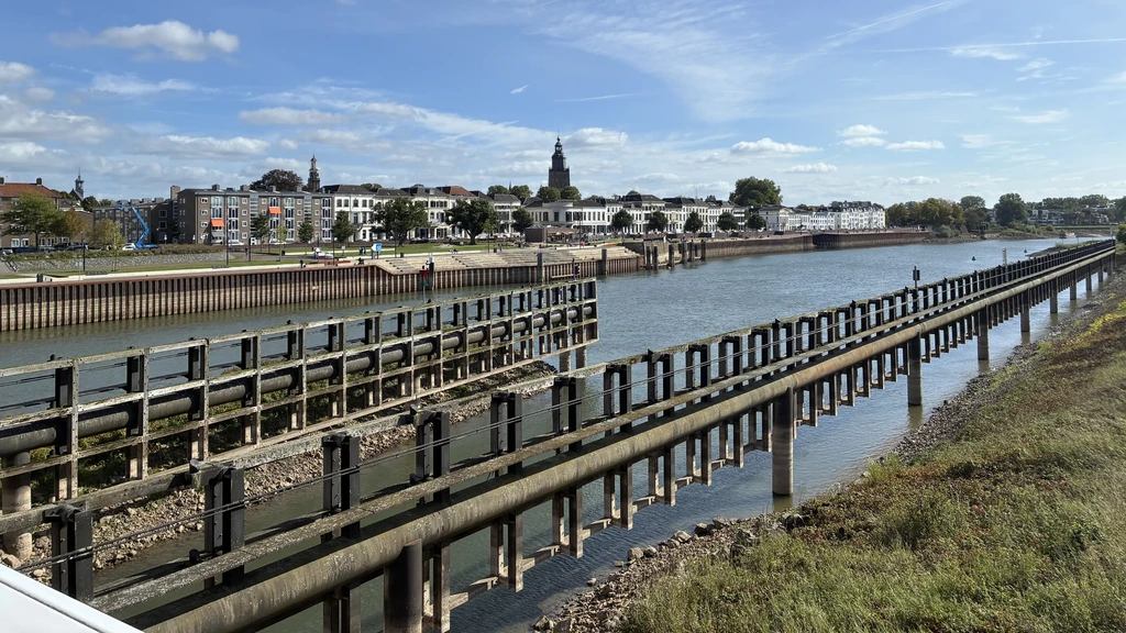 Eenrichtingsverkeer op IJssel vanaf morgen vanwege aanhoudend laag water