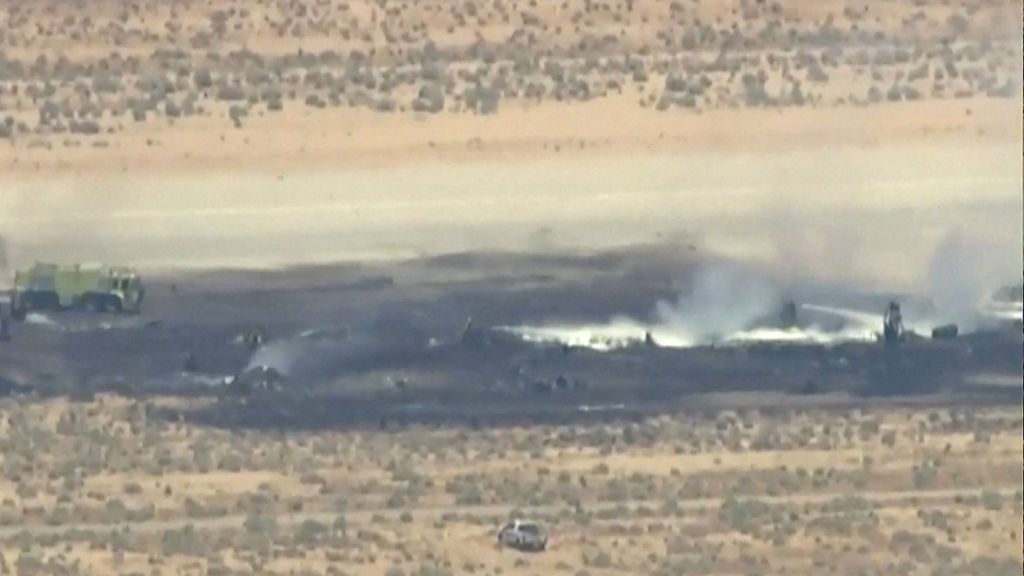 Acht doden bij crash B-52-bommenwerper in Californië