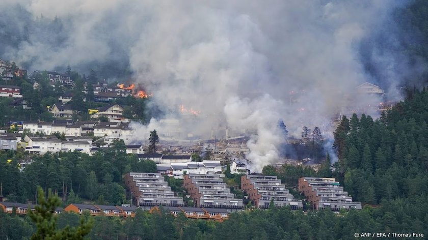 Noorse politie gaat niet uit van opzet bij grote brand woonwijk