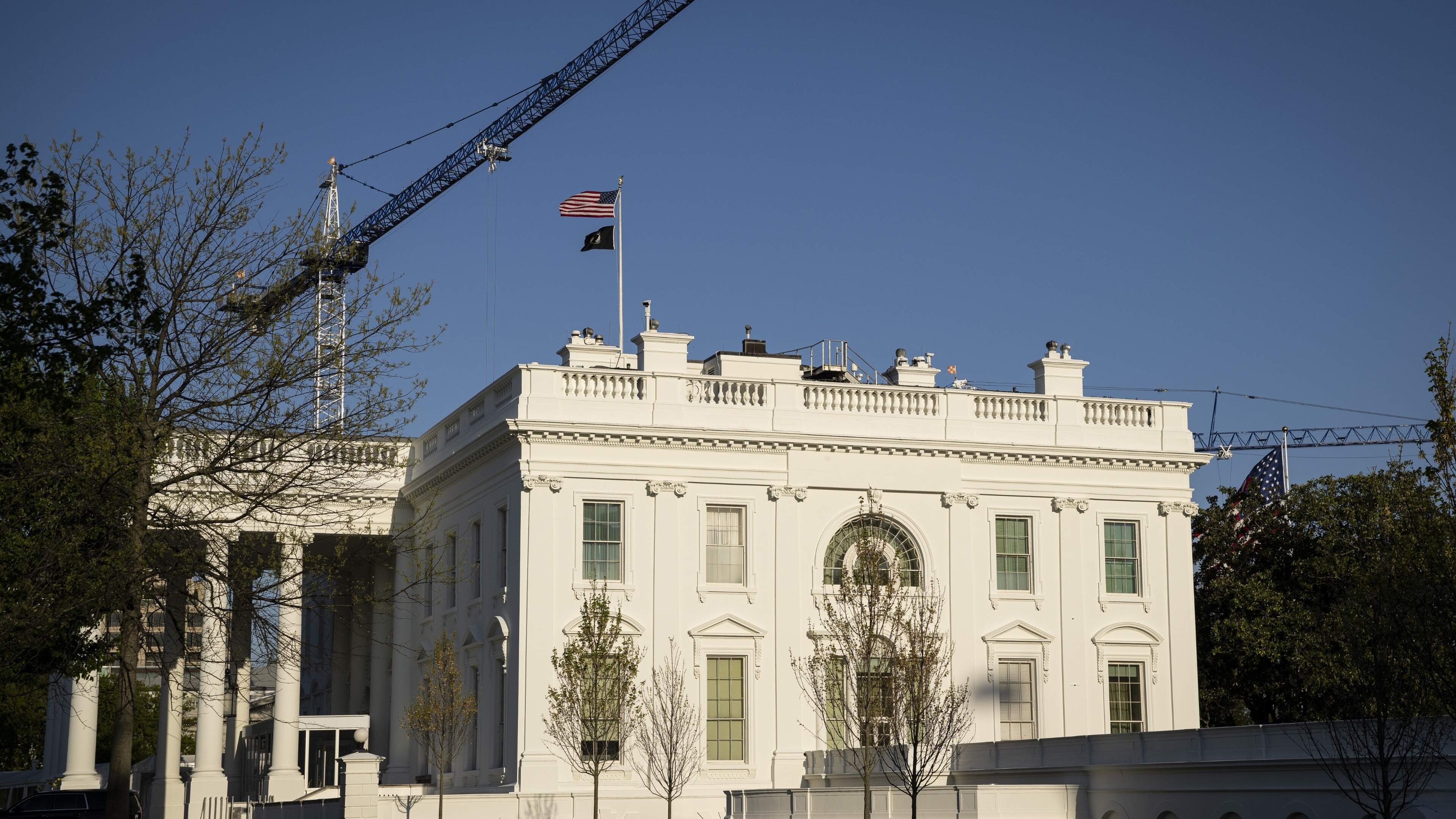 Bouw balzaal Witte Huis mag tijdelijk toch doorgaan