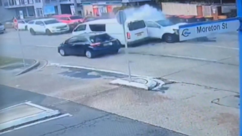 Man dies following nine-vehicle crash in Sydney's south-west