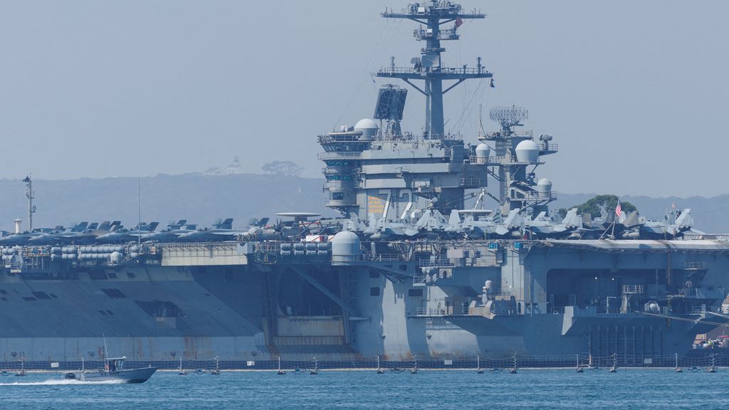 VS: Iraanse drone neergehaald die vliegdekschip naderde