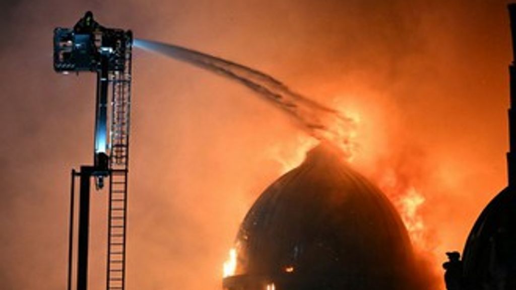 Grote brand bij centraal station Glasgow, gebouw gedeeltelijk ingestort