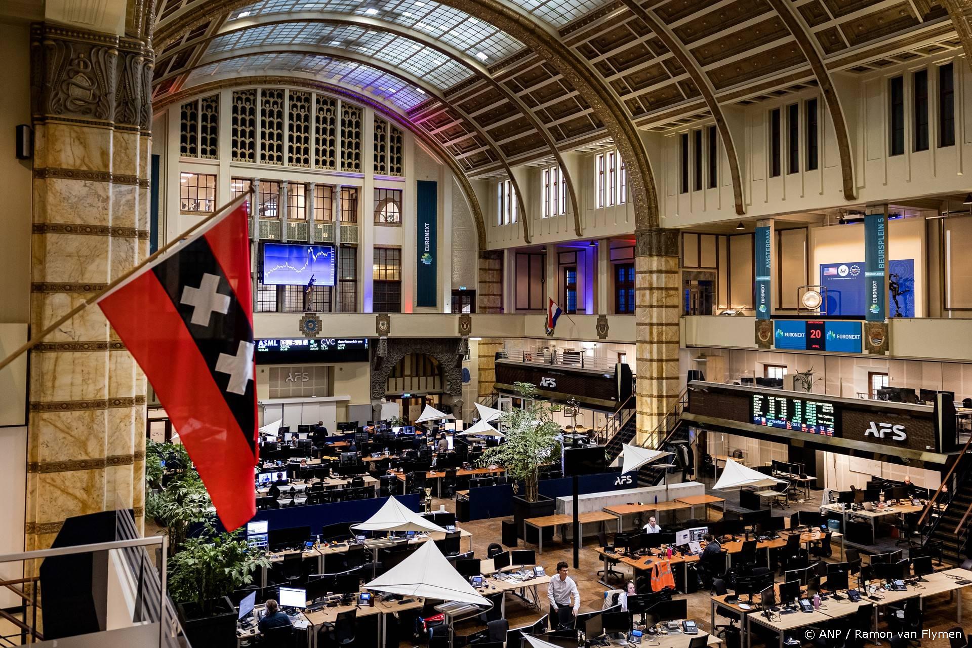 AEX-index in Amsterdam stijgt tot hoogste slotstand ooit