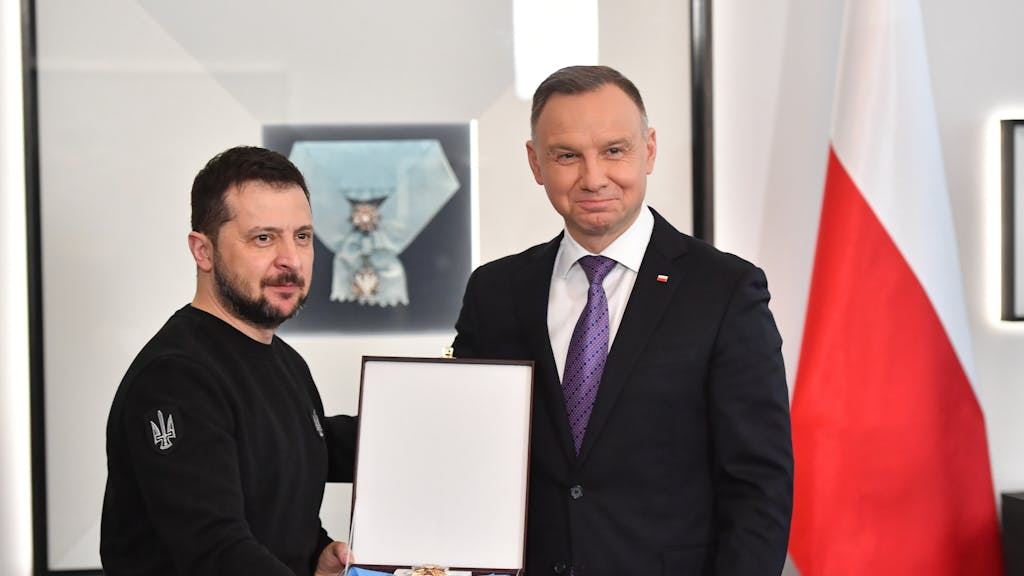 Polen trekt onderscheiding Zelensky in na diplomatieke rel