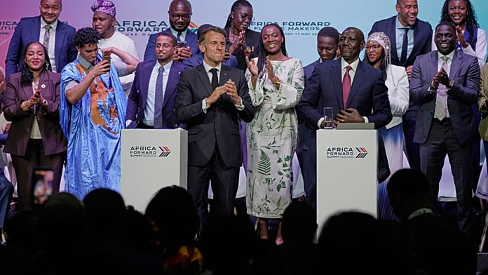 'I will make an order': Macron asks audience to leave if they want to chat during Nairobi summit