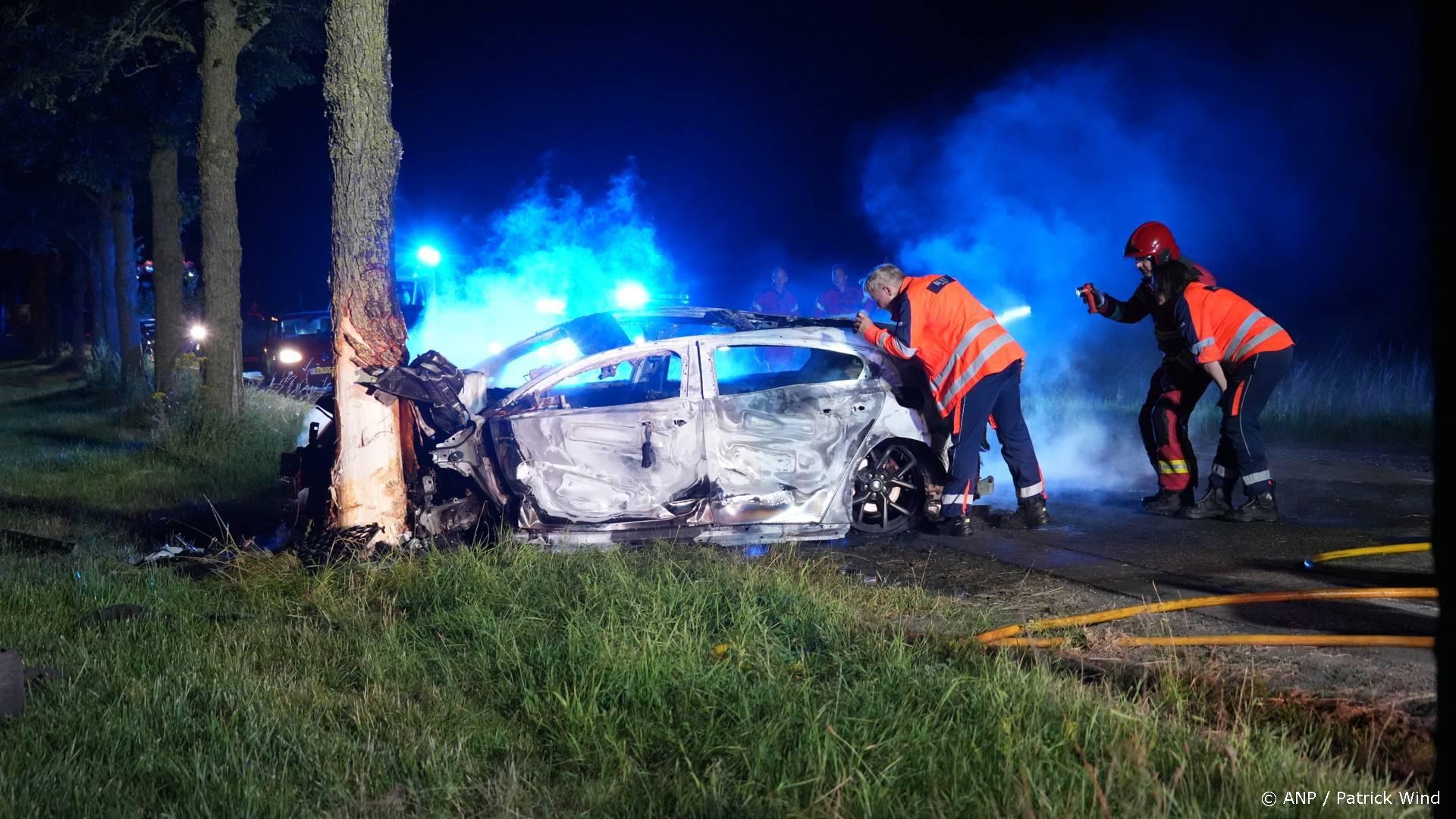 Twee doden na verkeersongeluk in het Groningse Den Ham