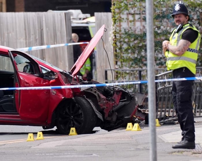 Man arrested after five people were hit by car in Nottinghamshire town