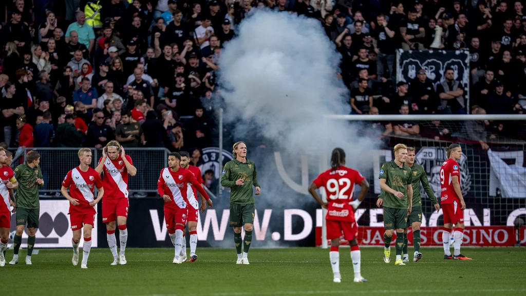 FC Utrecht deelt eerste lokale stadionverboden uit na gestaakt duel