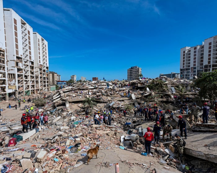 Venezuela earthquakes aftershock hits near capital city as man rescued from rubble after being trapped for 106 hours – latest updates