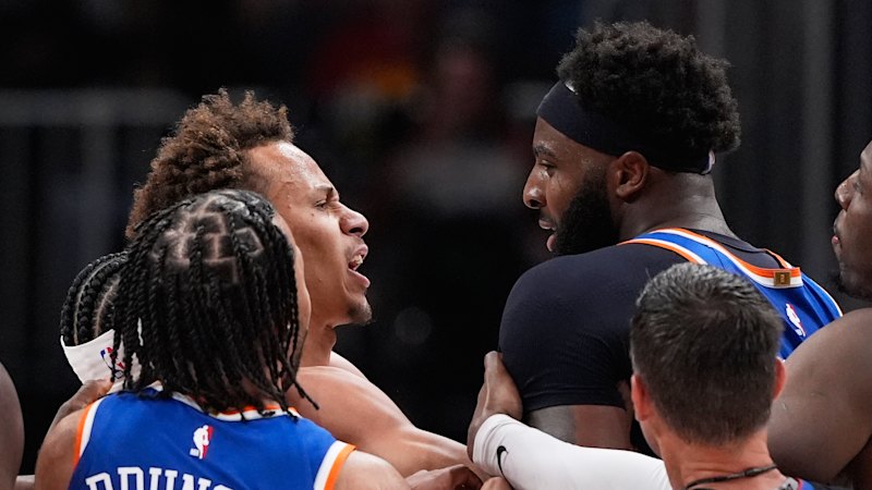 Watch: Dyson Daniels ejected for elbow after fiery NBA brawl