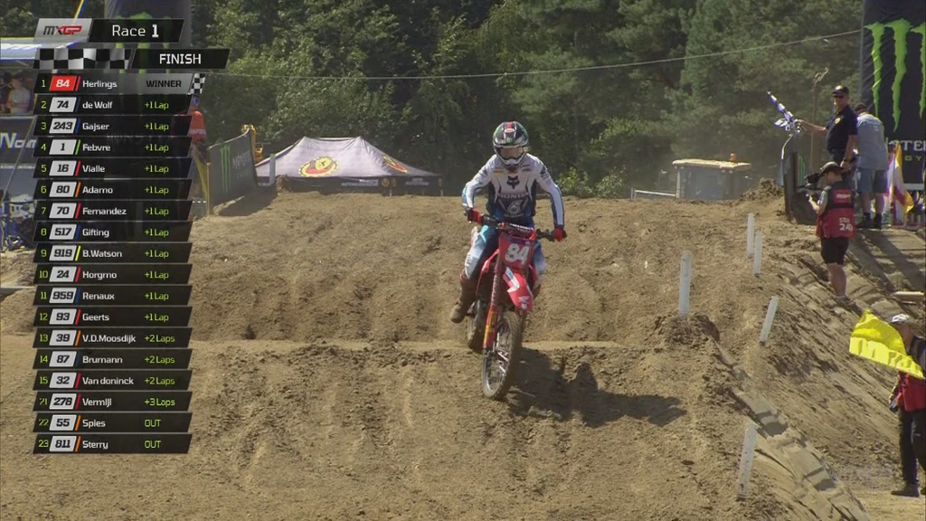 Herlings soeverein in Vlaams zand en breidt voorsprong verder uit in MXGP
