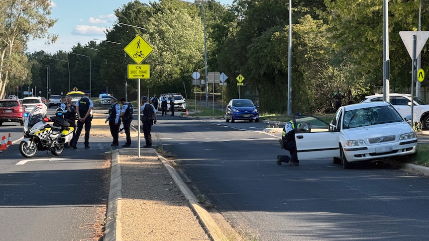 ACT police investigation ongoing as 89yo man struck by car dies in hospital