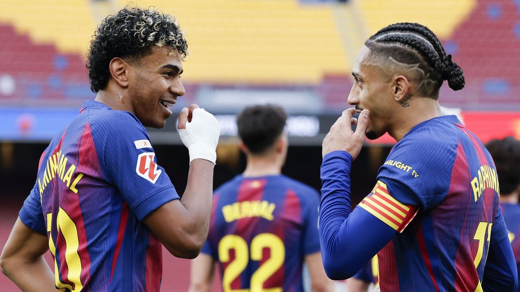 Hattrick Lamine Yamal helpt Barcelona langs nummer drie Villarreal