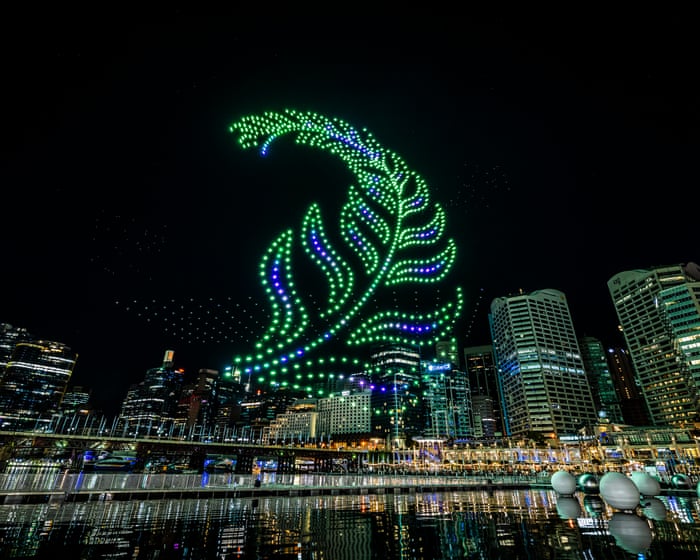 Vivid Sydney cancels all drone shows after 83 drones plunged into Darling Harbour