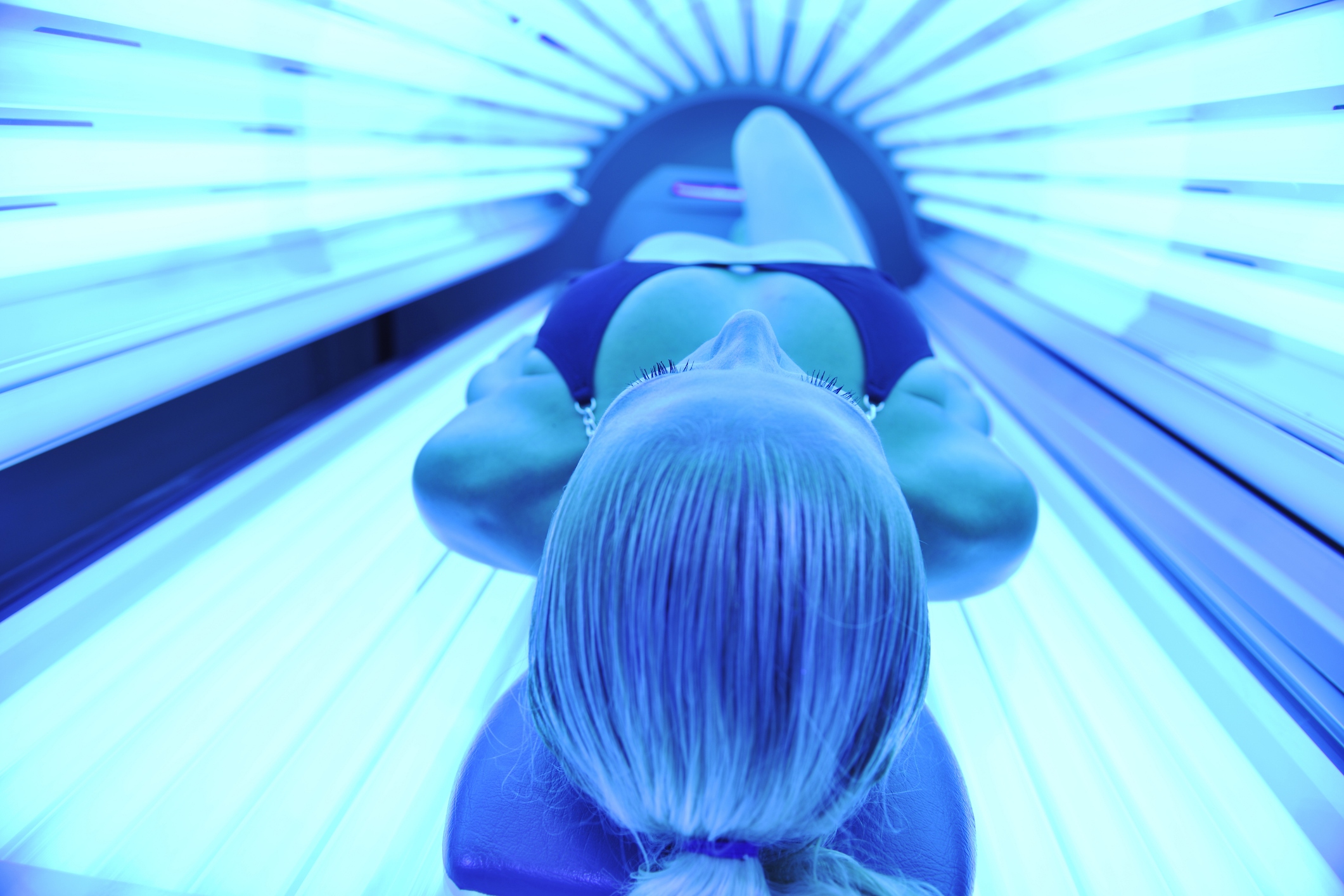 Tanning bed users are at higher risk of skin cancer, especially in unusual places