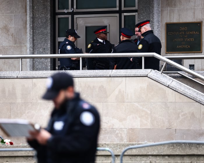 Shots fired at US consulate in Canada in what police call ‘national security incident’