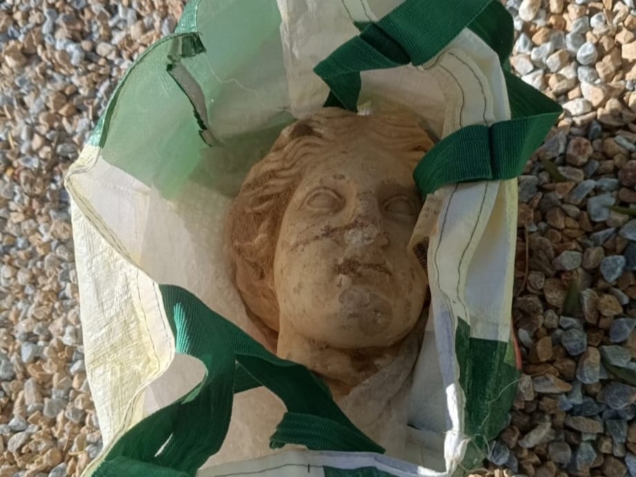 Venus of Alicante: The 2,000-year-old Roman head inside a supermarket bag
