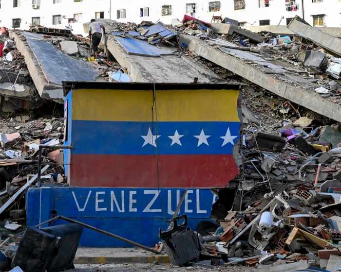 ‘Tonnes of rubble’: 58,000 buildings estimated destroyed in Venezuela earthquakes