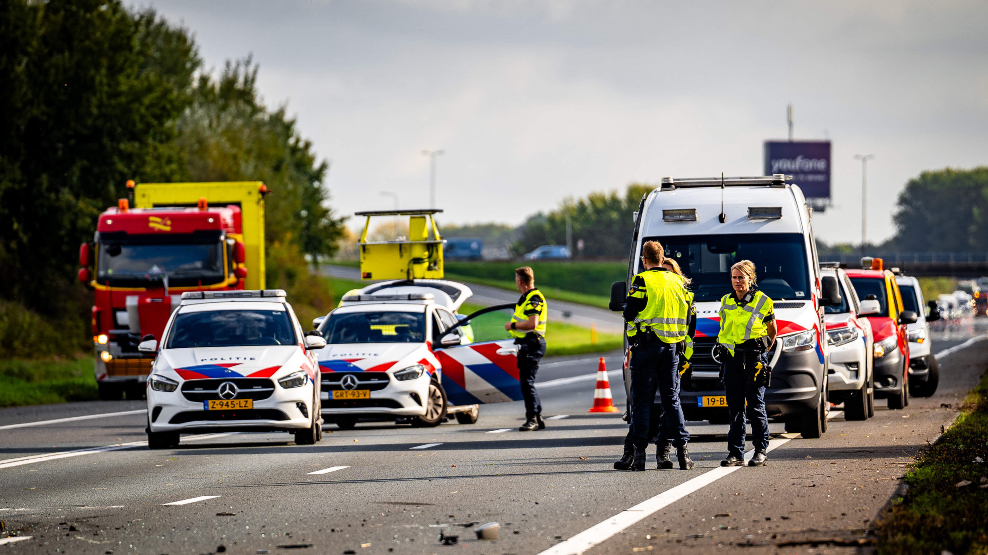 Dode door verkeersongeluk op A15 bij Tiel