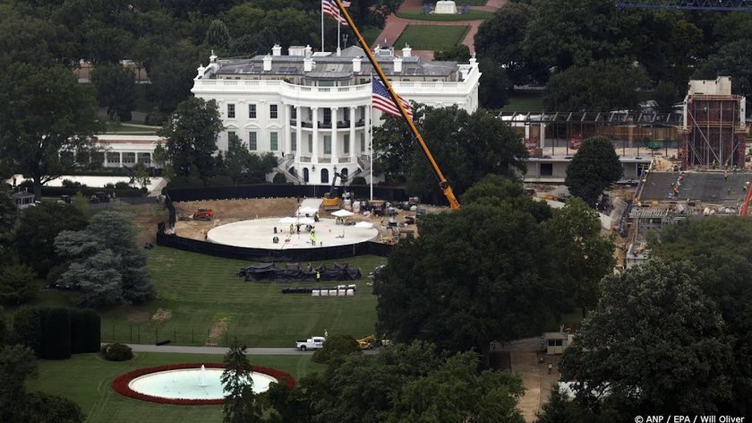 Trump vraagt Hooggerechtshof om bouw balzaal door te laten gaan