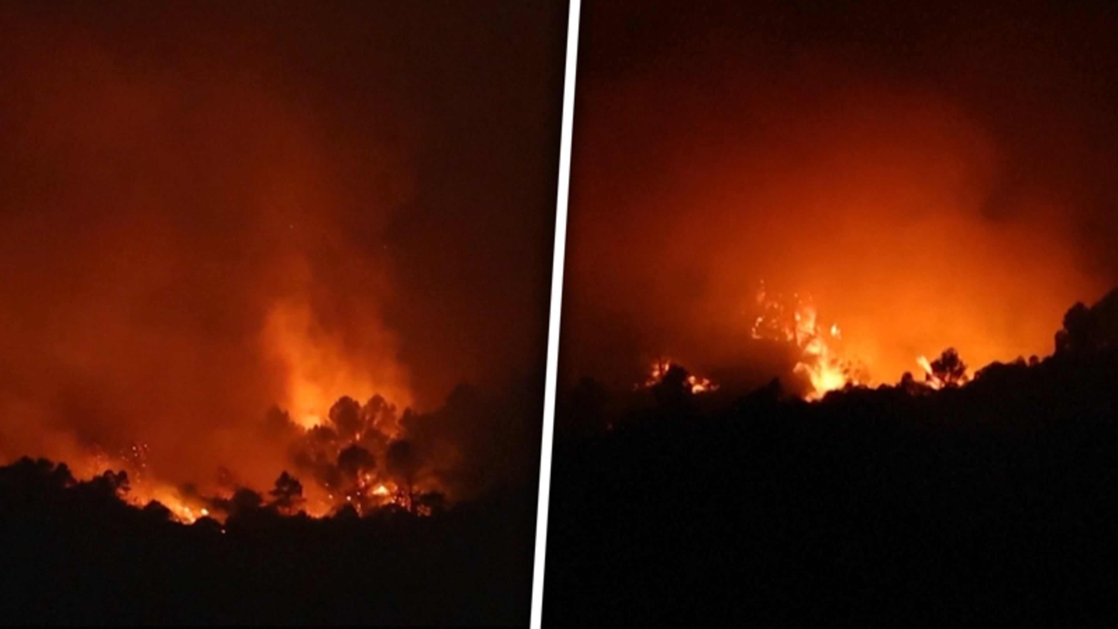 Drama Frankrijk duurt voort: opnieuw bosbrand gefilmd