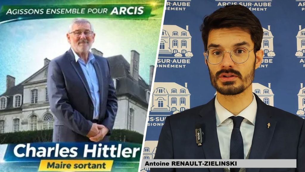 Verkiezingsstrijd in Frans dorp gaat viraal: Zielinski versus Hittler