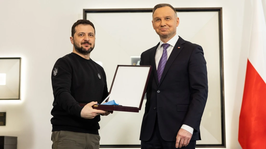 Poolse president pakt hoogste onderscheiding van Zelensky af