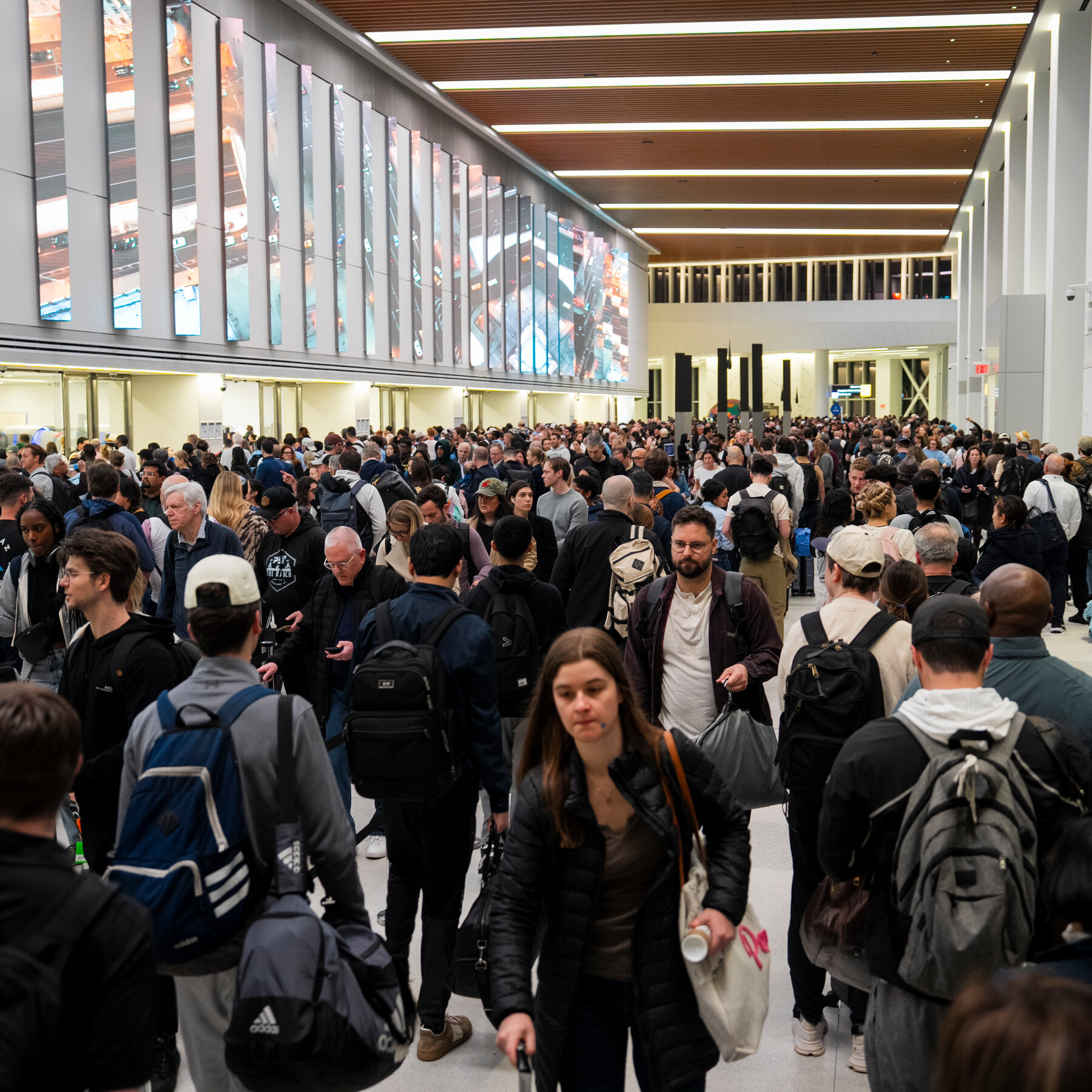 Record Number of T.S.A. Employees Called Out on Friday