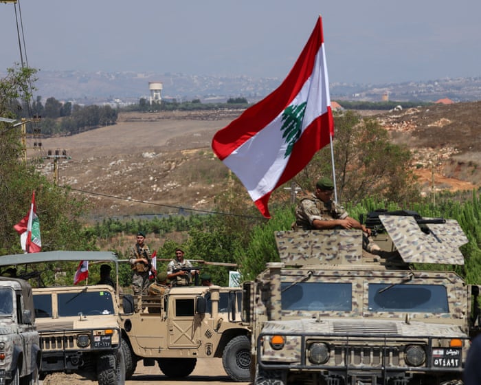 Lebanese army accuses Israelis of firing near troops as president prepares to meet Trump – Middle East crisis live