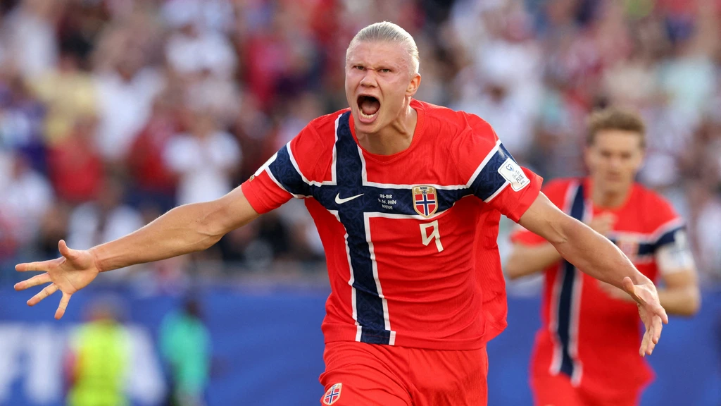 Noorwegen wint mede dankzij twee goals van Haaland van Irak