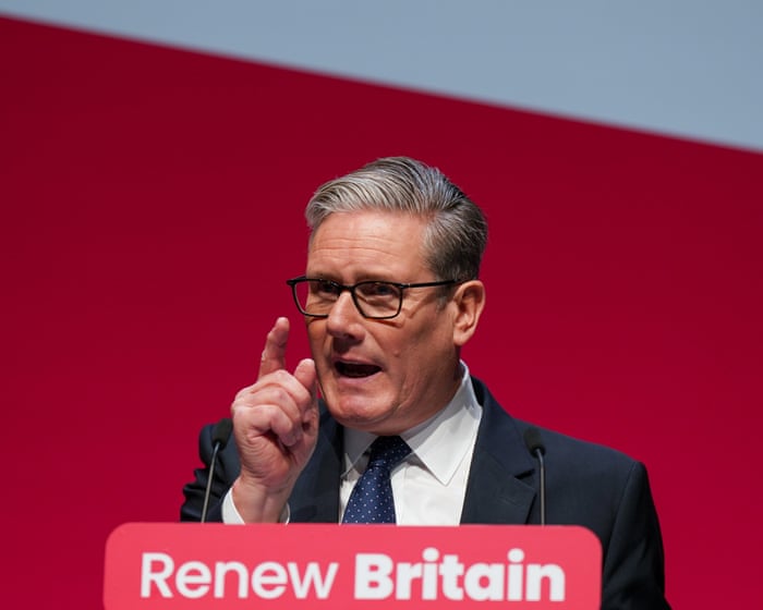 Starmer calls Reform’s policy on immigration ‘racist’ and says Farage’s party would ‘tear country apart’ – Labour conference live