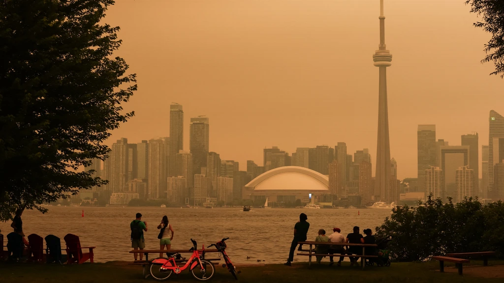 Rook van bosbranden Canada bereikt Toronto en New York