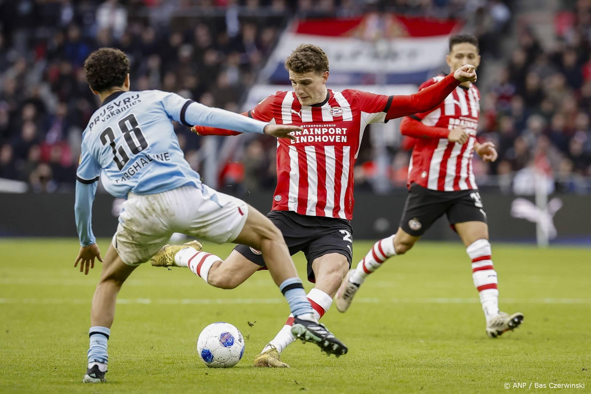 Topper tussen PSV en Feyenoord eindigt in gelijkspel: 1-1
