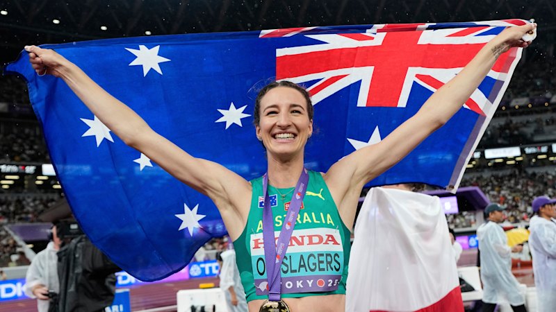 ‘It was just worship:’ Olyslagers wins the high jump gold that has eluded her