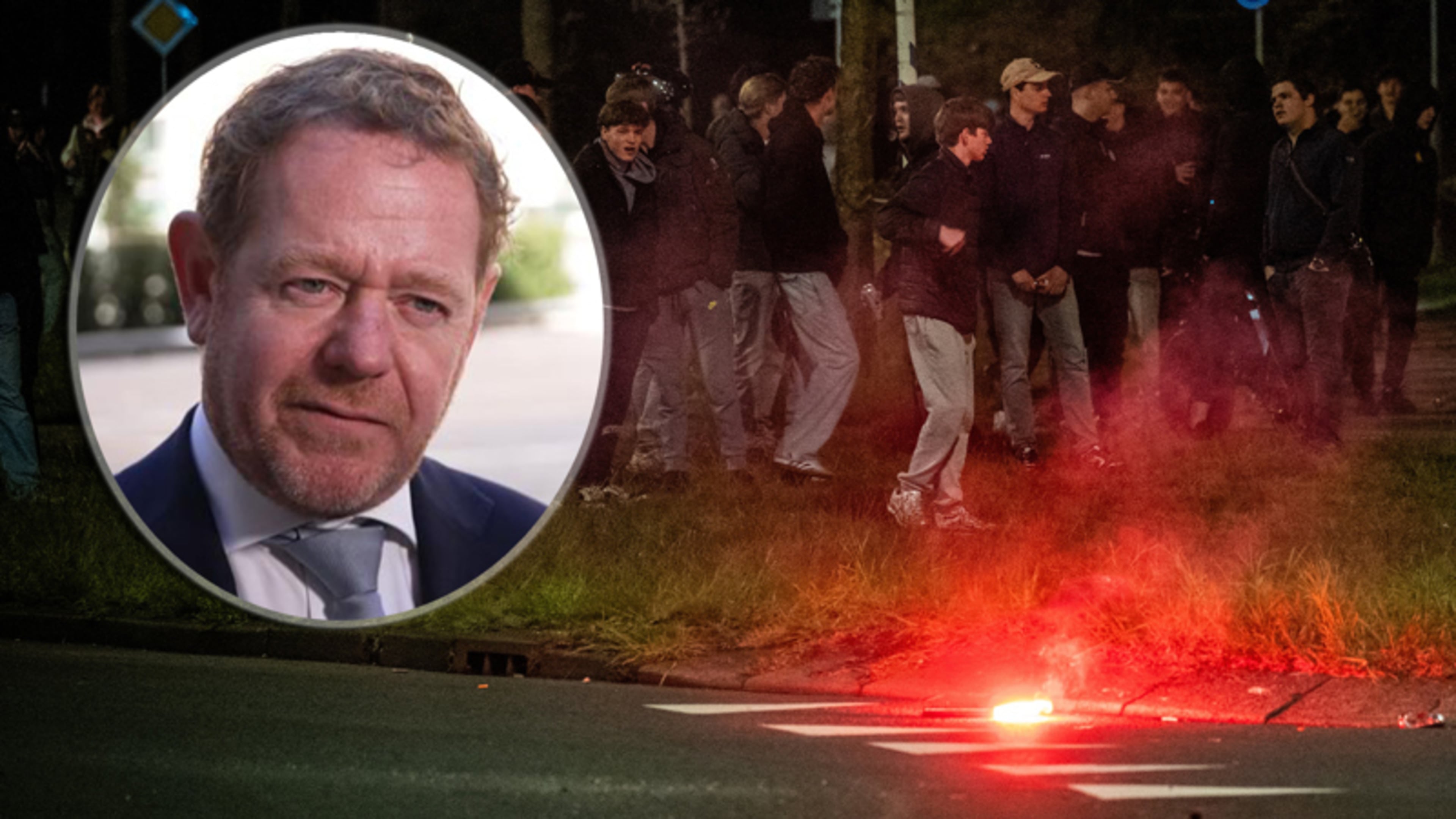 Minister Van Weel na rellen Loosdrecht: 'Sluit niet uit dat zij een rol hebben gespeeld'