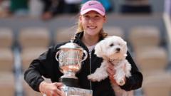 Teenager Andreeva beats Chwalinska at French Open for first Grand Slam title