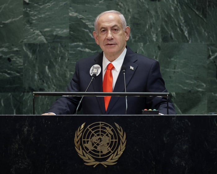Netanyahu tells UN that Israel ‘must finish the job’ in Gaza after dozens of delegates walk out in protest - as it happened