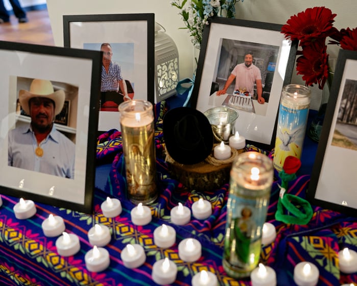 ‘His blood is on Trump’s hands’: man killed by ICE in Texas mourned at vigil