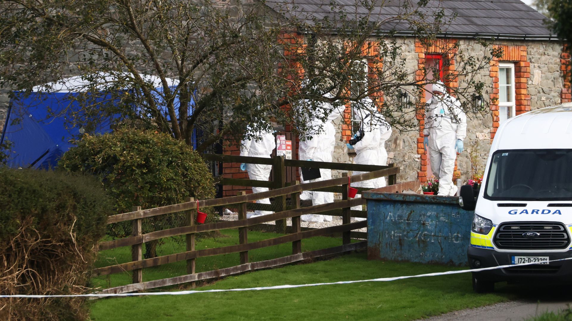 Three found dead in home - as man in his 30s arrested