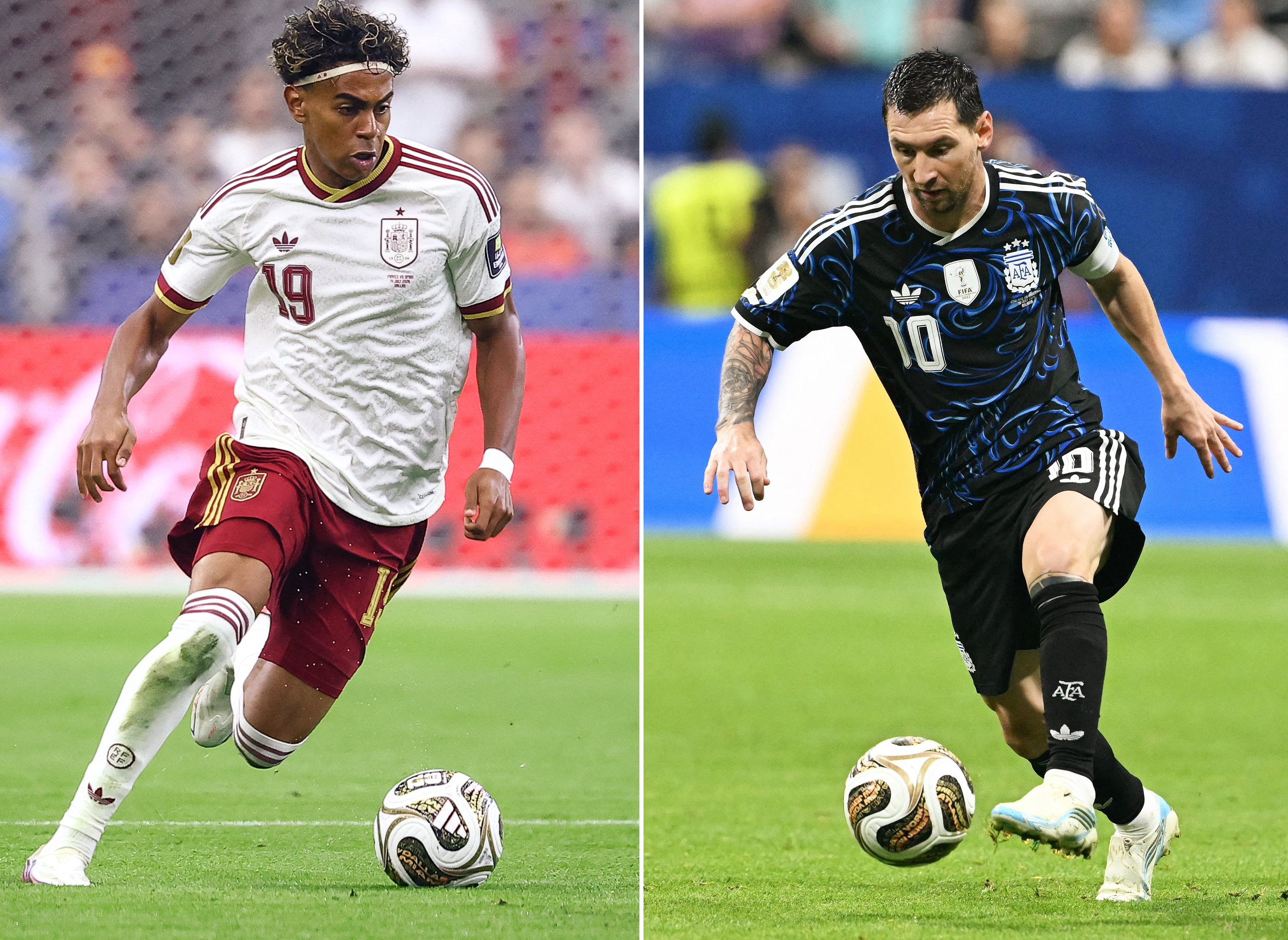 Argentina, Spain and their stars Lionel Messi and Lamine Yamal meet in World Cup final