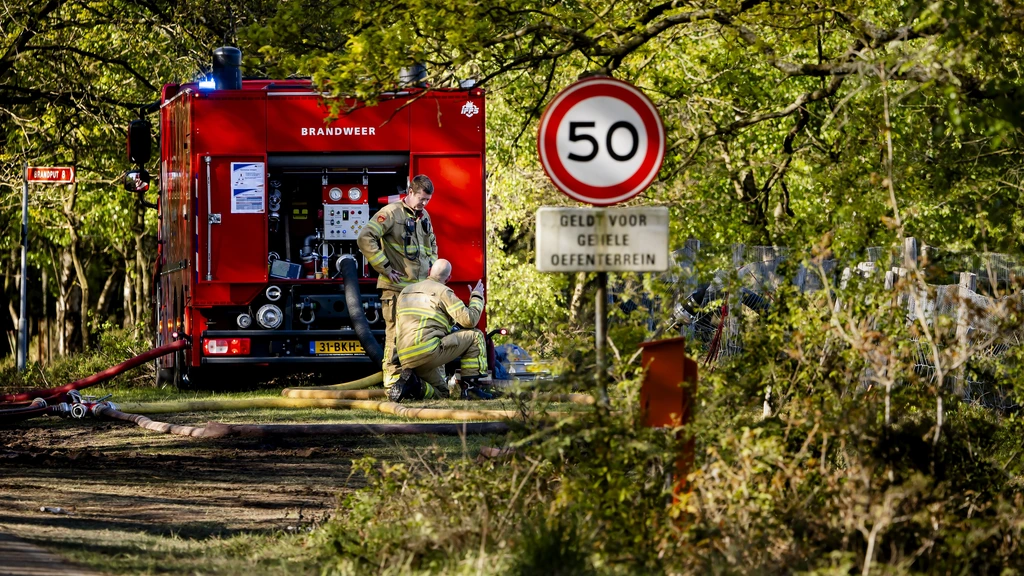 Brand op militair terrein 't Harde veroorzaakt door oefening met springstoffen